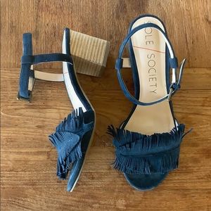 Sole society navy heels